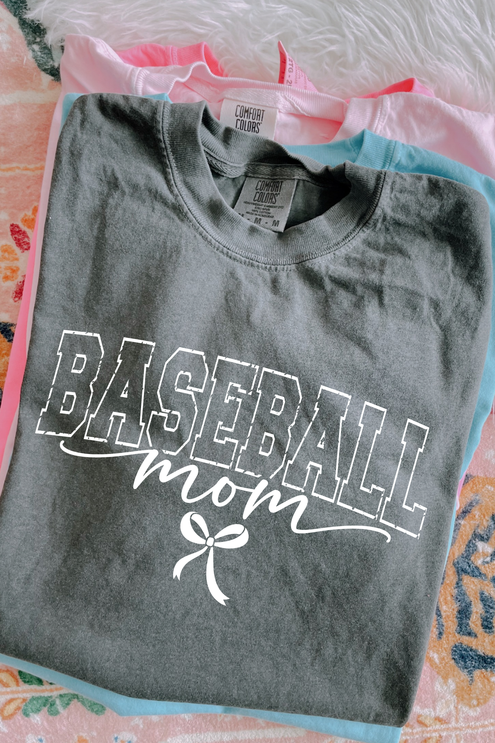 Baseball Mom Tee: Pepper