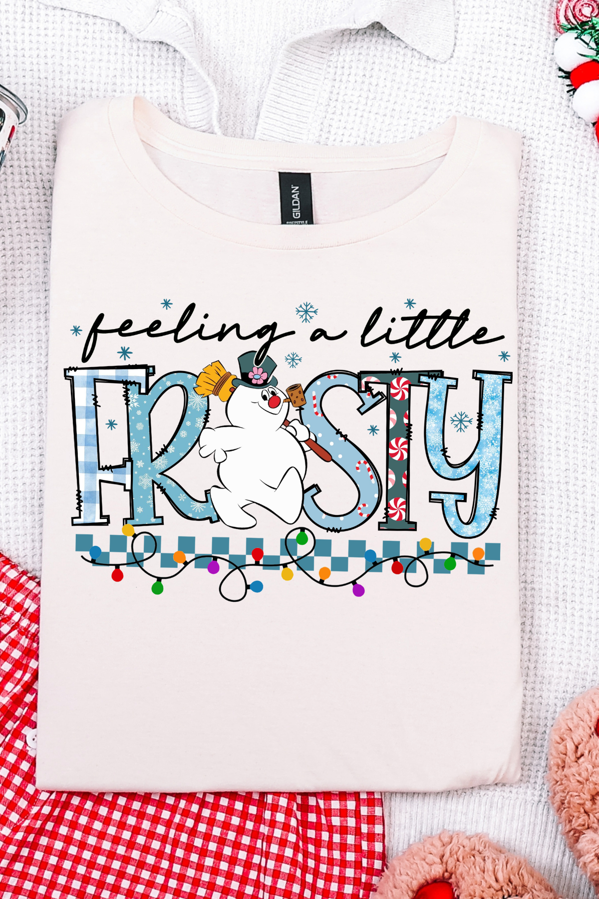 *Black Friday* Feelin' a Little Frosty Tee: Natural