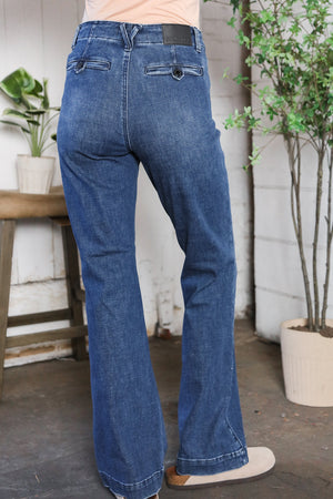 Trouser Bootcut Stretch Denim Jeans