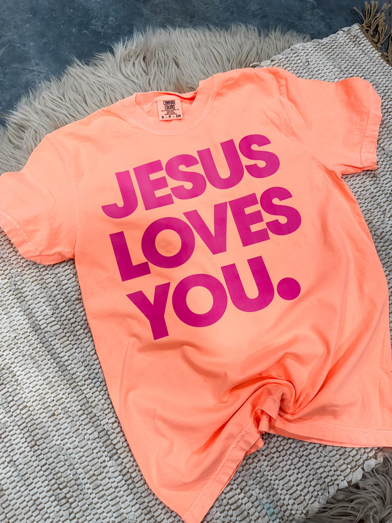 Jesus Loves You Tee: Color Options Available