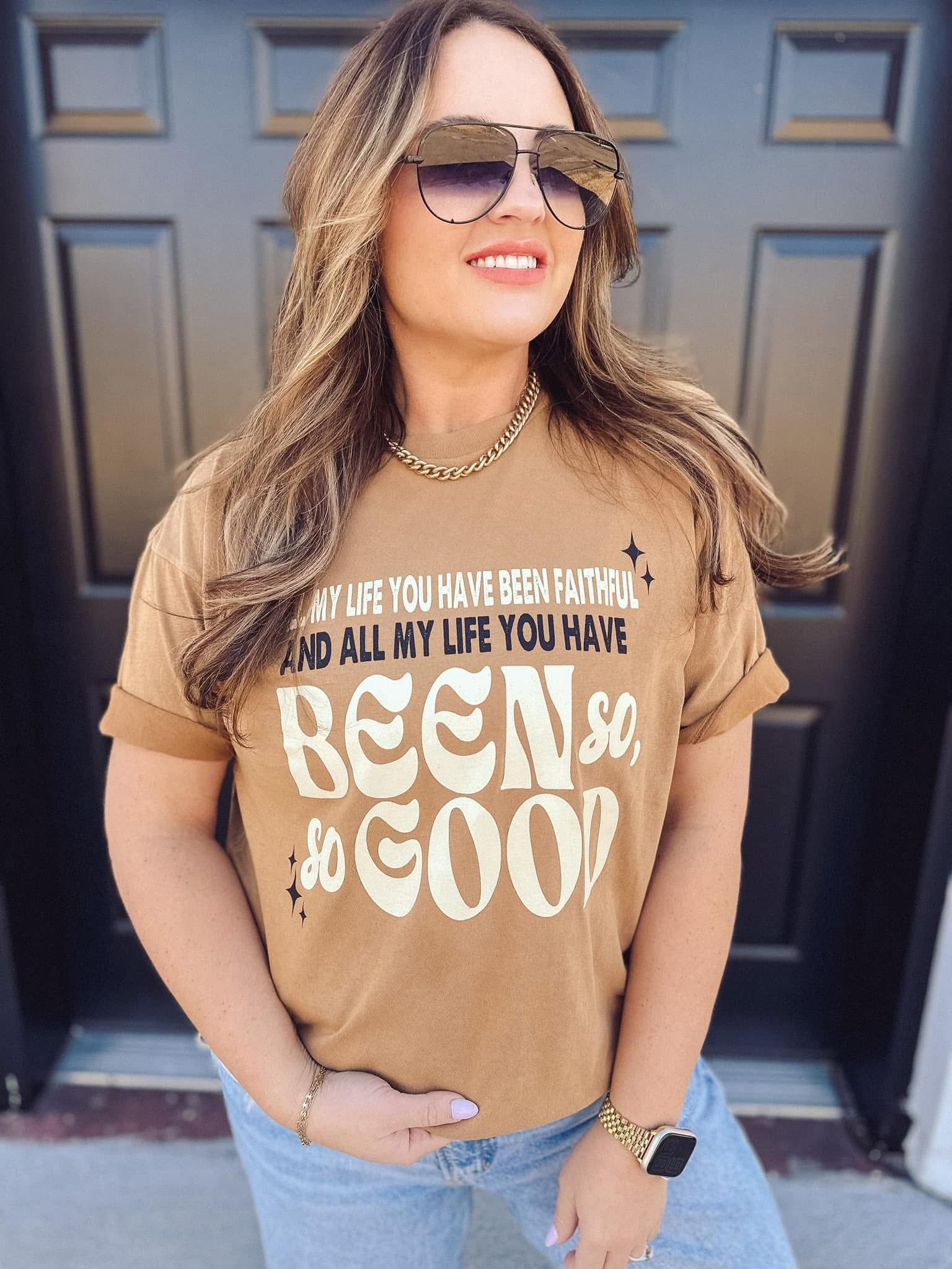 So, So Good Tee: Vintage Camel