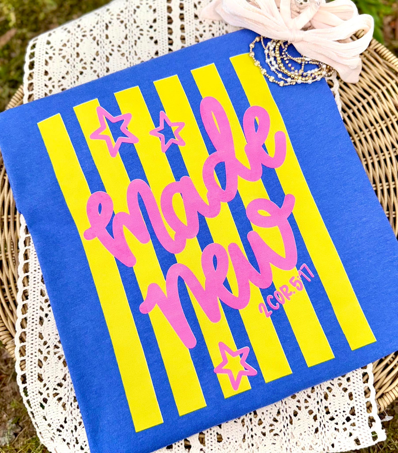 Made New Tee: Flo Blue