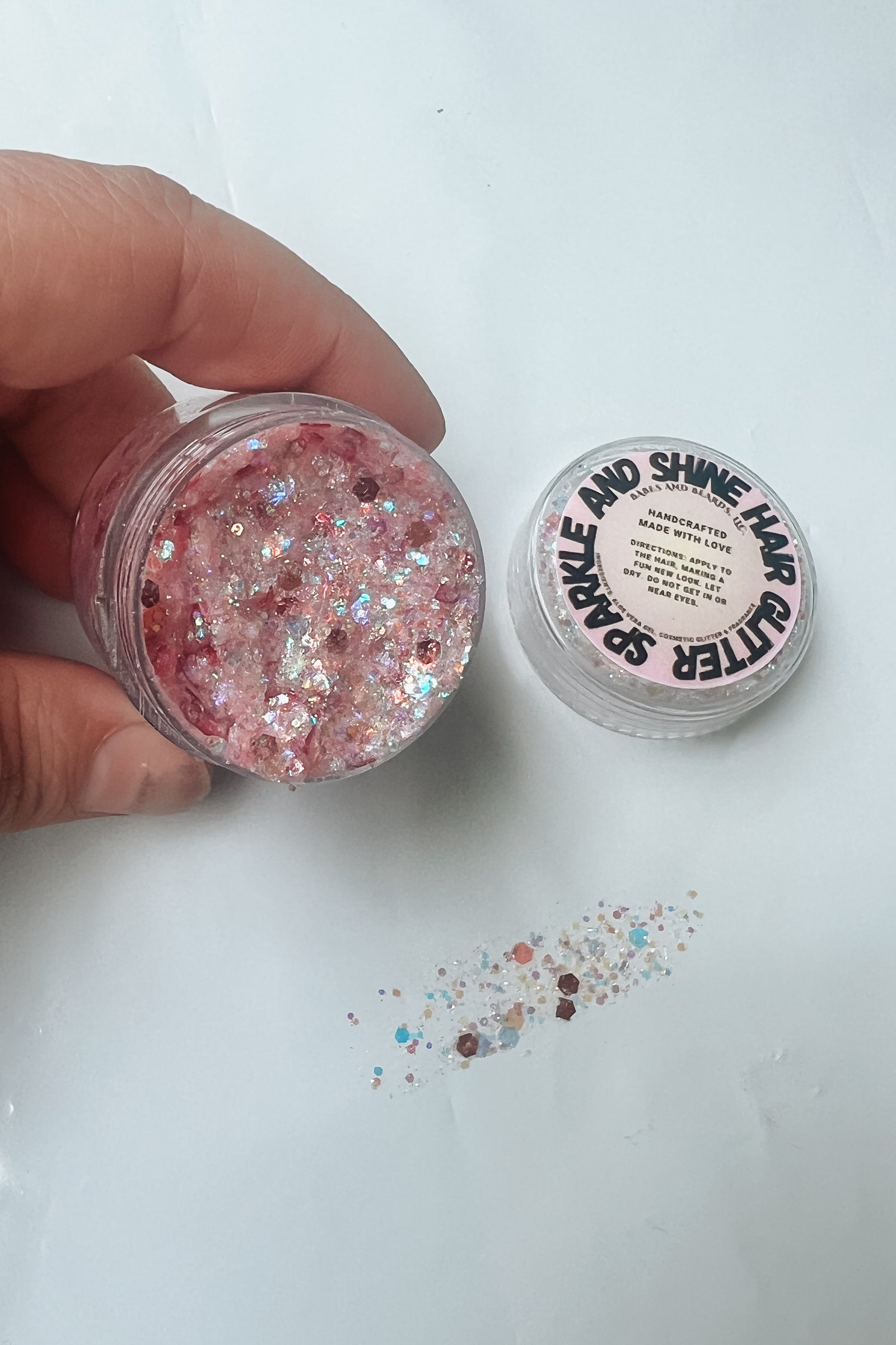 Glitter Sparkle and Shine Hair Gel: Strawberry Cake 20oz