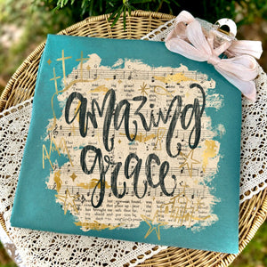 Amazing Grace Tee: Seafoam