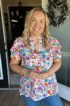 Petal Pop Top: Multi