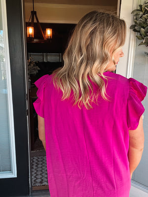 Endless Summer Top: Fuchsia