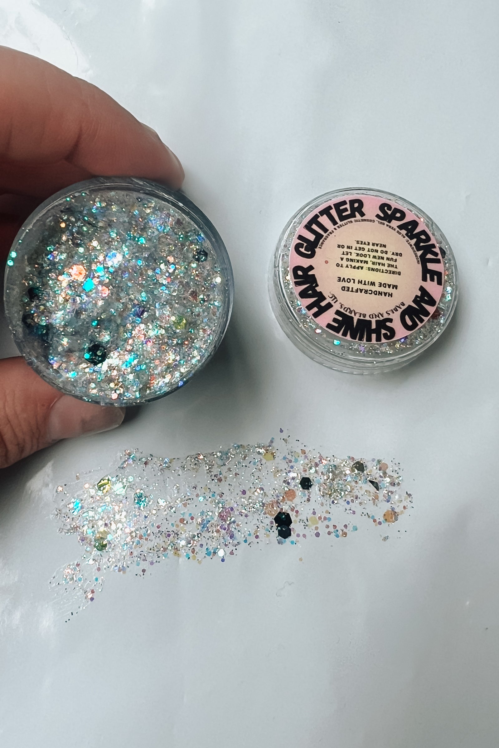 Glitter Sparkle and Shine Hair Gel: Sweet Vanilla 20oz