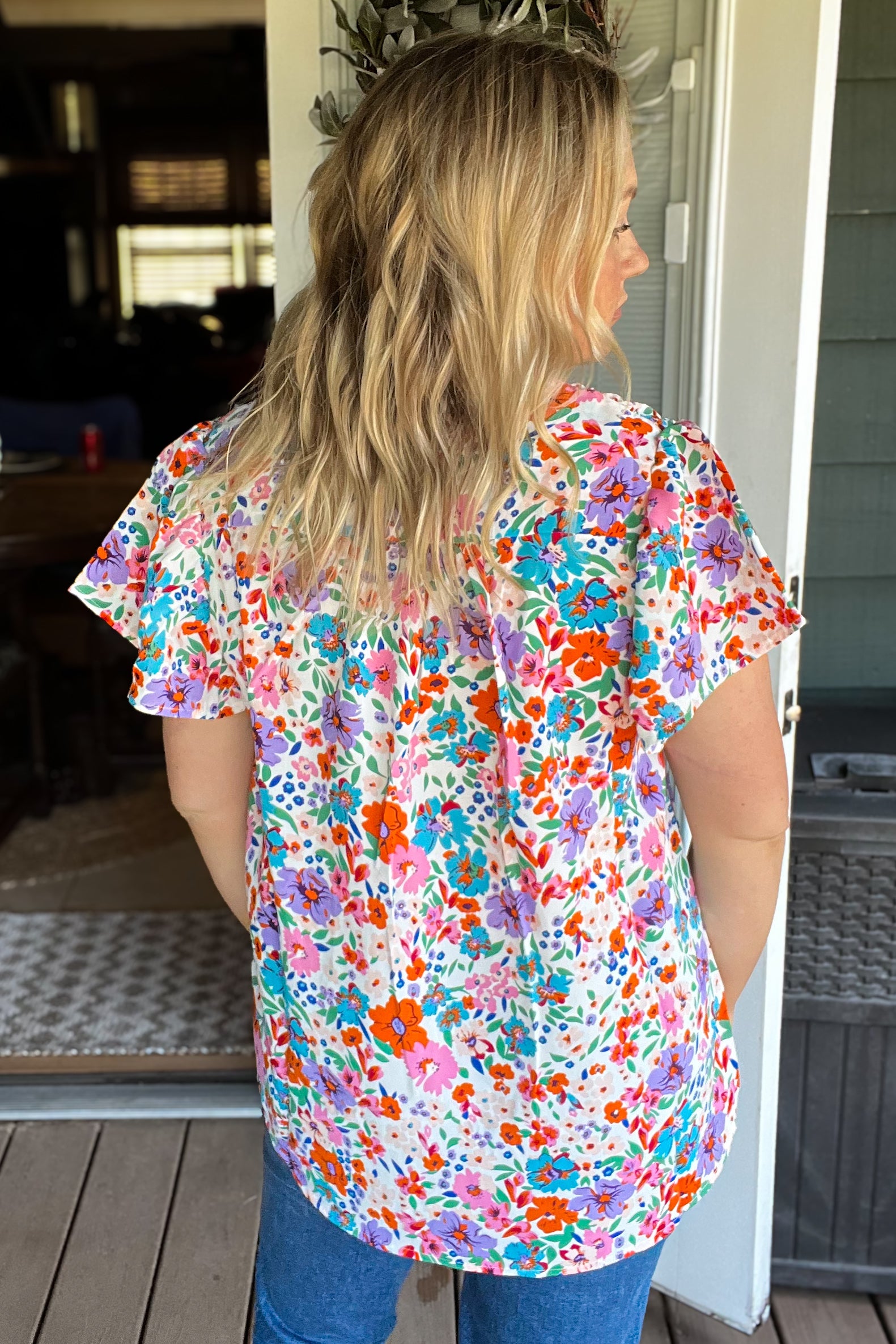 Petal Pop Top: Multi