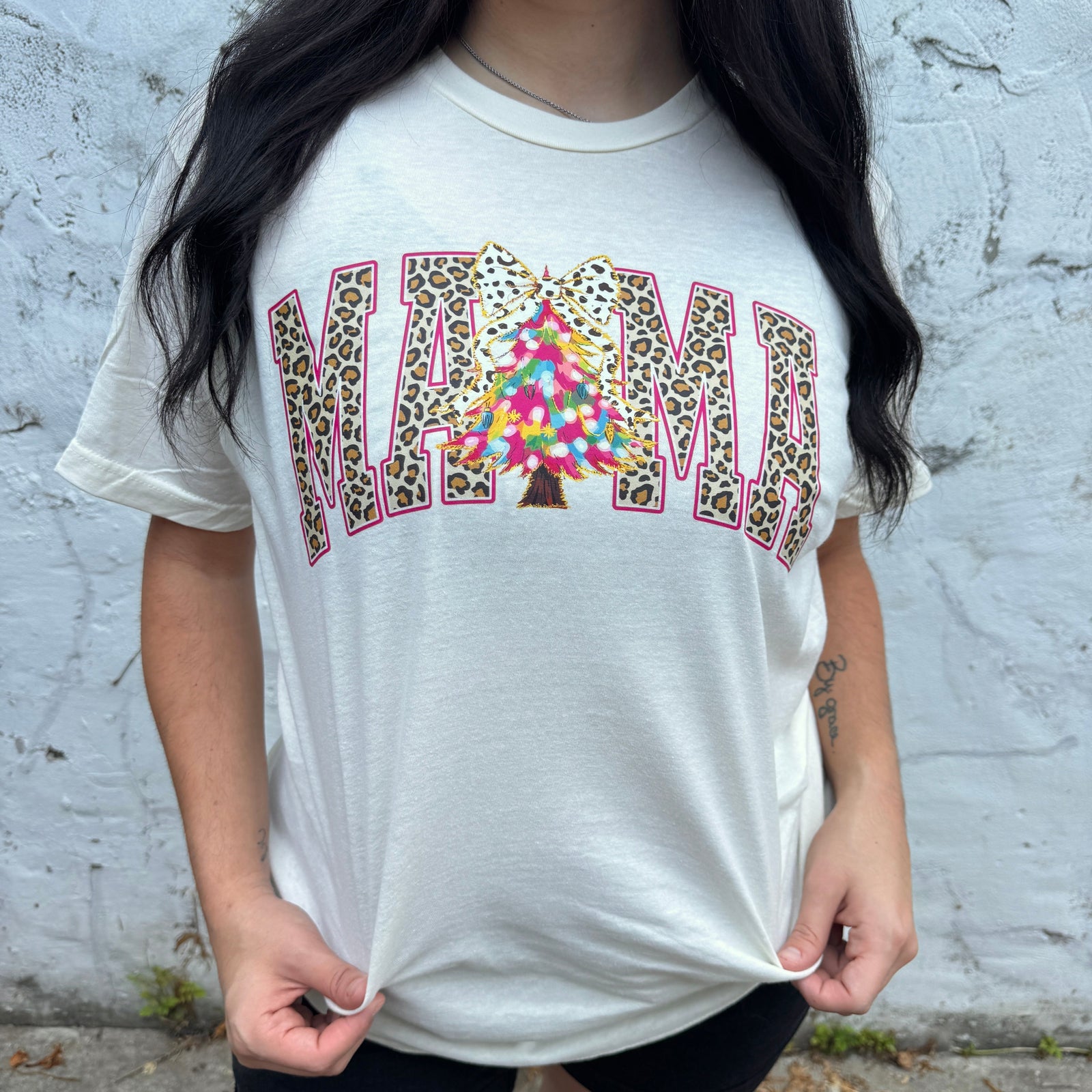 Mama Colorful Tree Graphic Tee