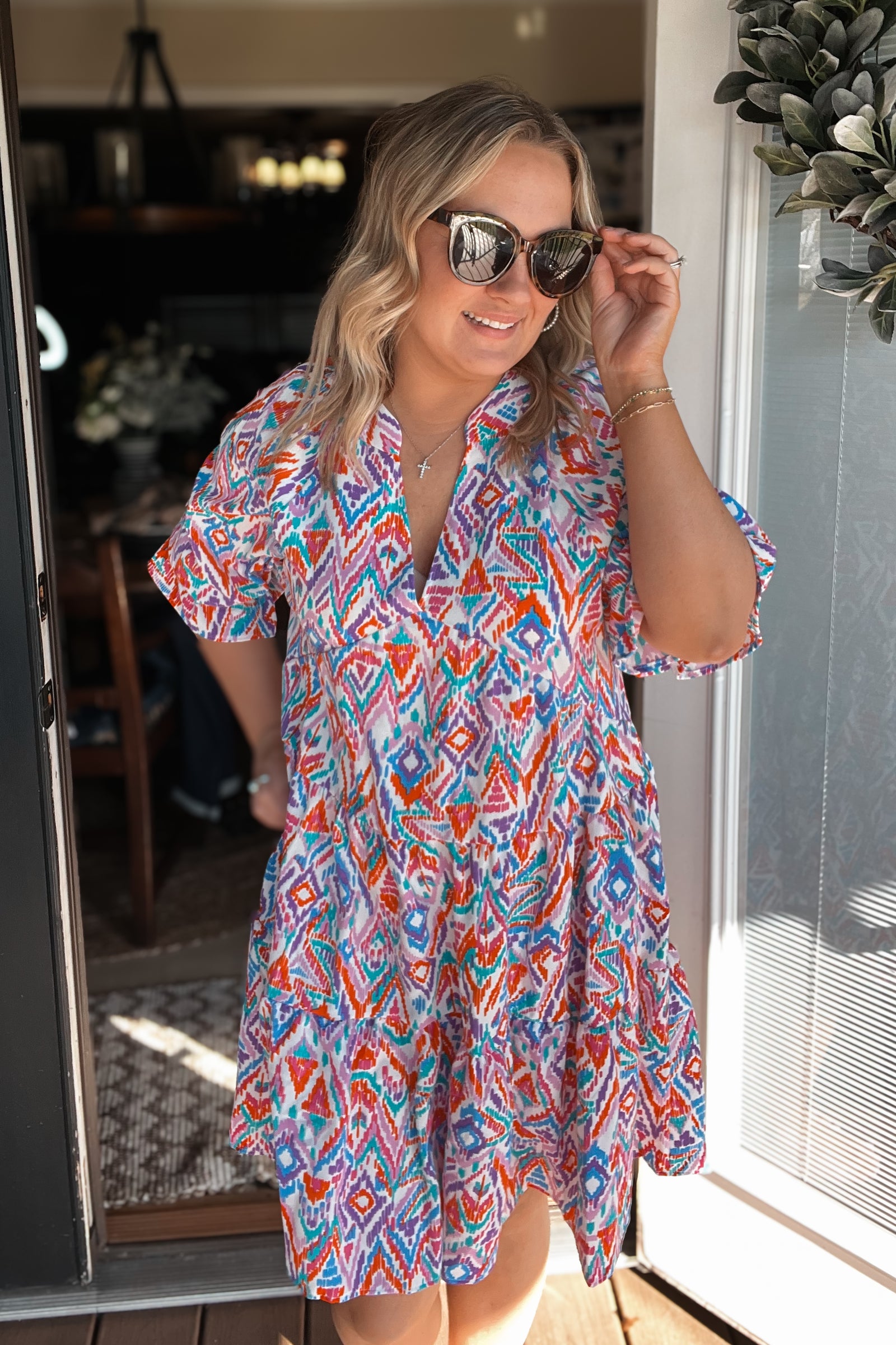 Love Found Dress: Blue/Lavender