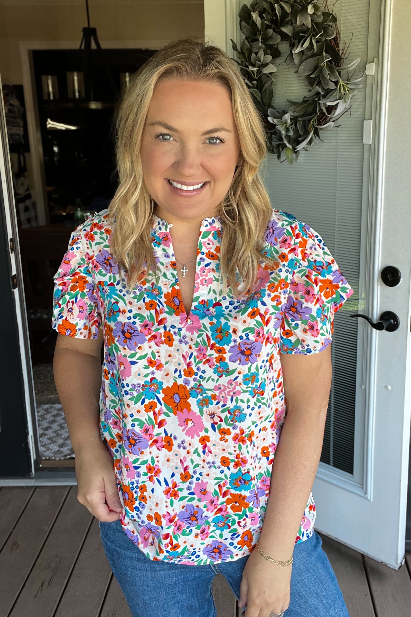 Petal Pop Top: Multi