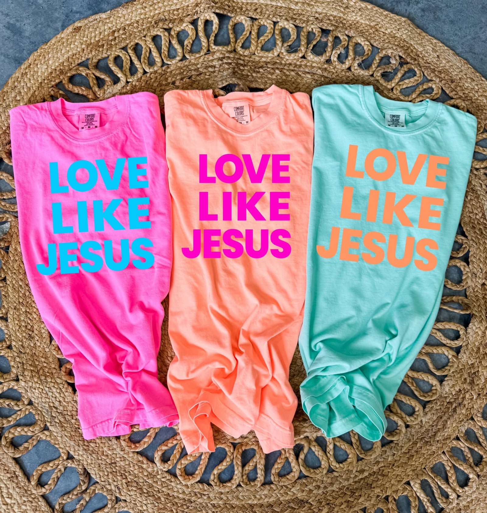 Love Like Jesus Tee: Color Options Available