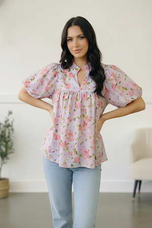 Painted Blossoms Posey Top