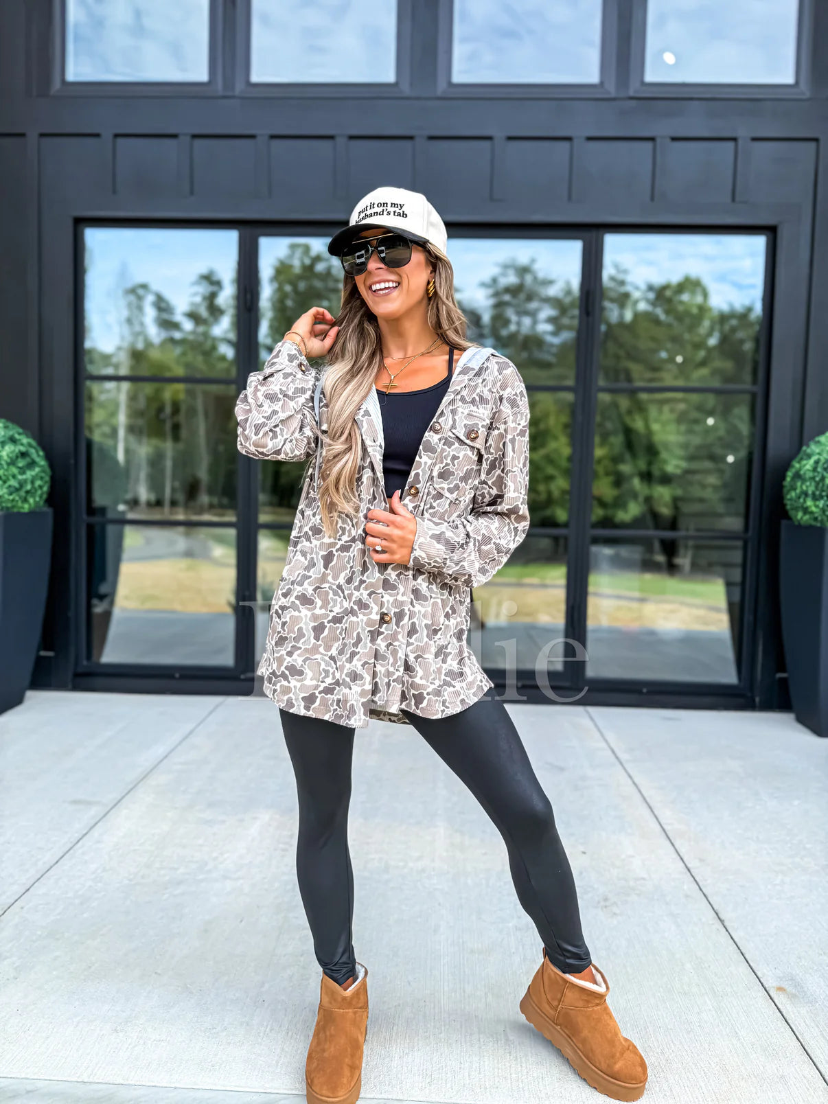 PREORDER Destination Cloud Ribbed Shacket: Duck Camo