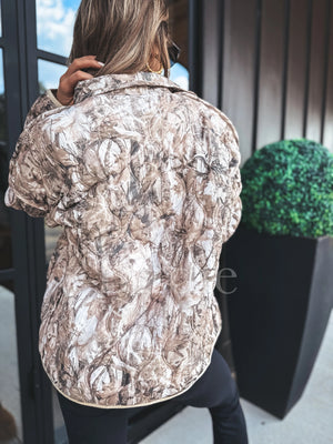 PREORDER Cozy Cloud Jacket: Dark Camo