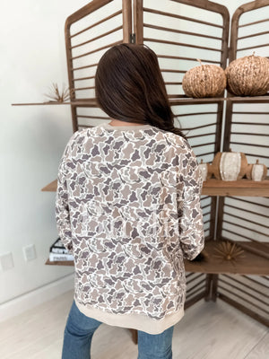 PREORDER Outdoorsy Cloud Pullover: Duck Camo