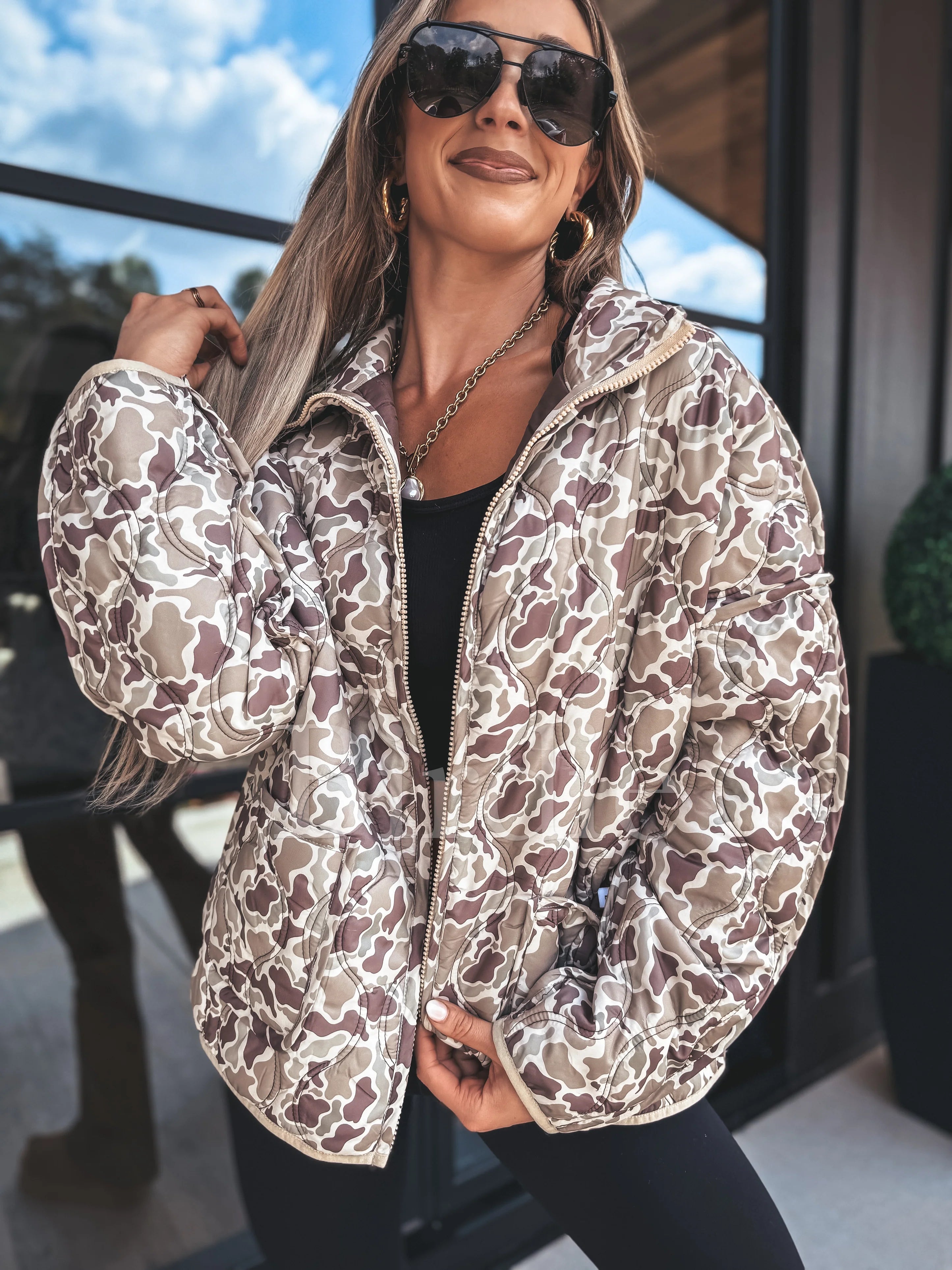 Cozy Cloud Jacket: Duck Camo - Sparked Style