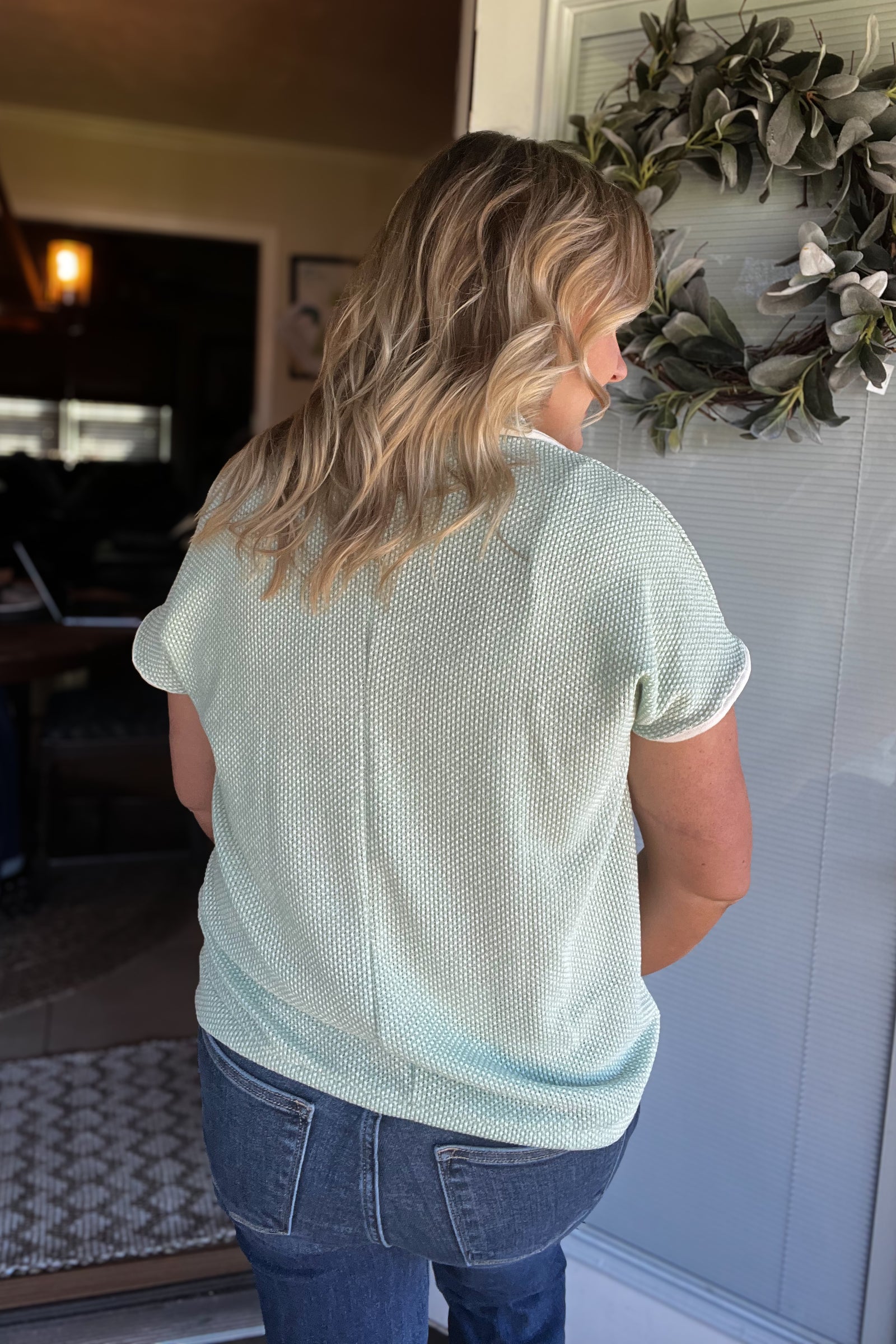 Weekend Ready Top: Sage