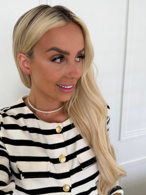 Luxe Tennis Necklace: Gold or Silver