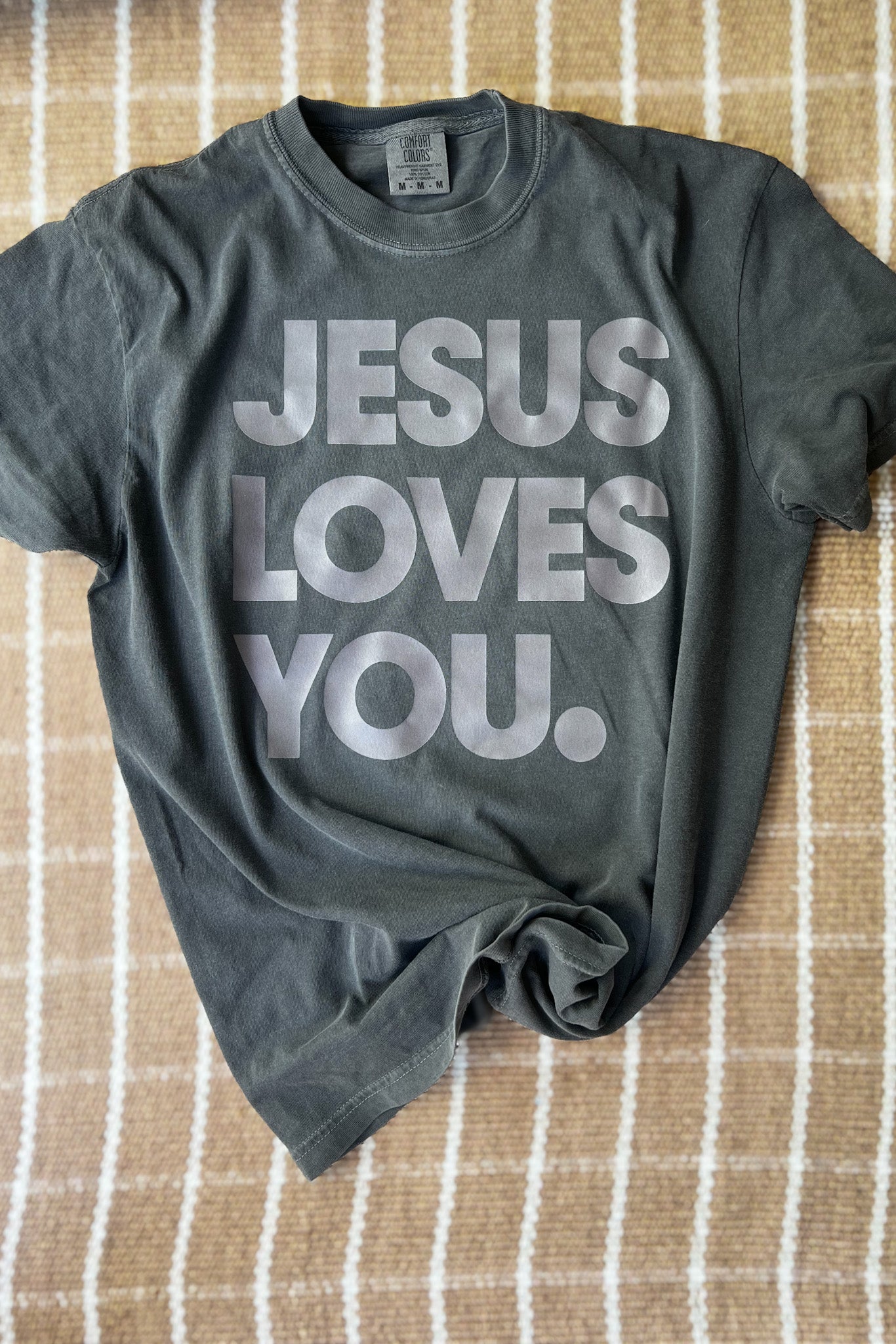 Jesus Loves You Tee: Pepper