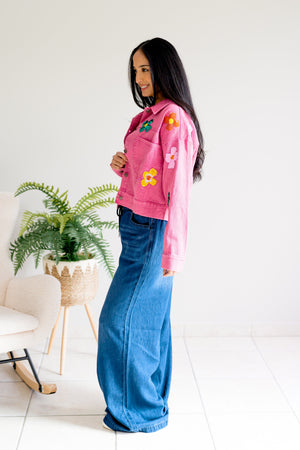 Sequin Petal Pop Jacket