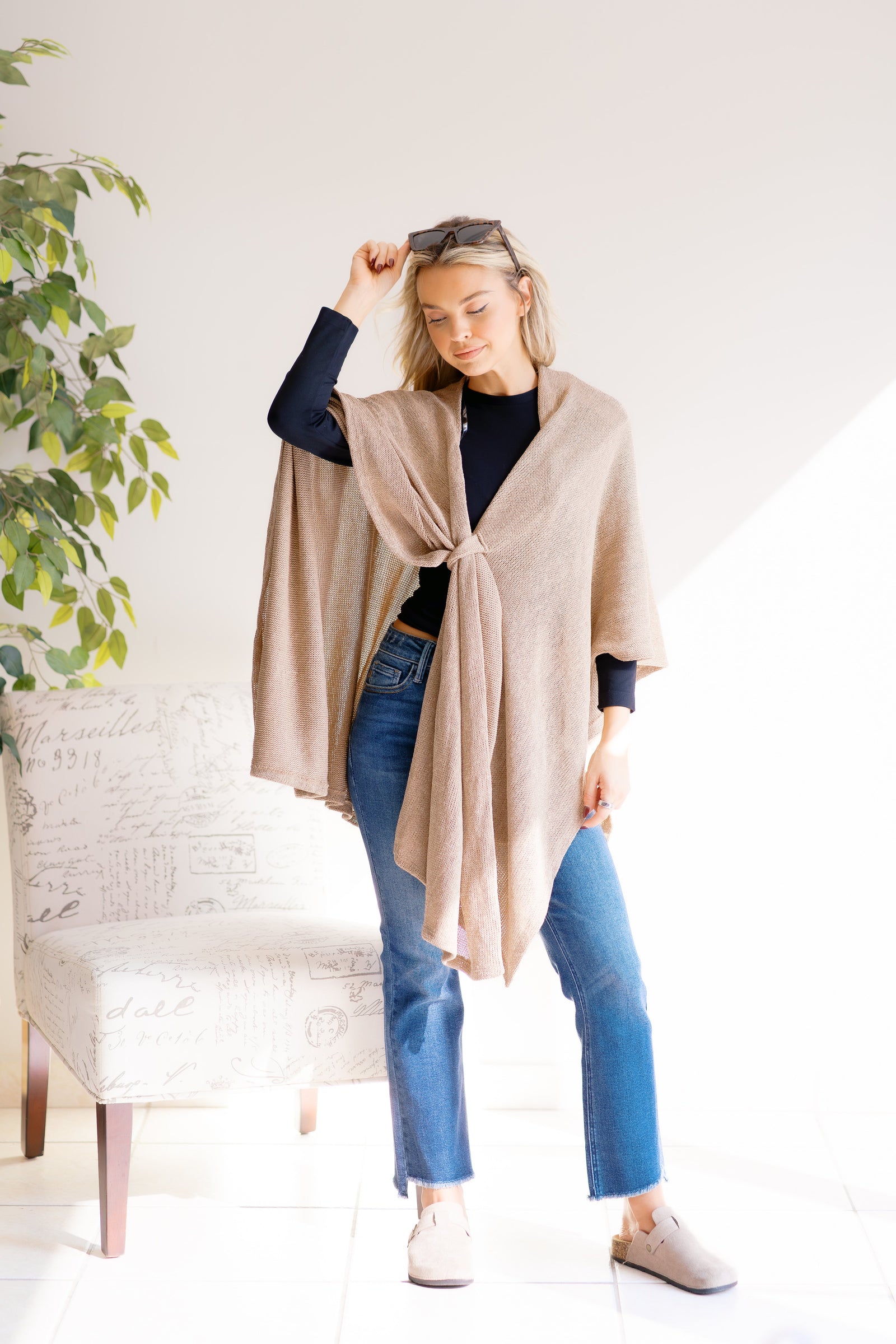 Latte Luxe Poncho