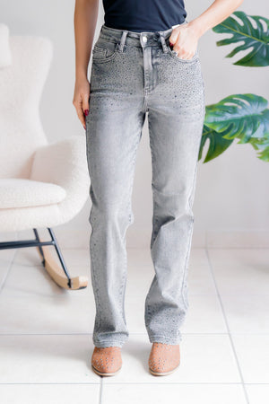 Starlight Glam Judy Blue Straight Leg Jeans