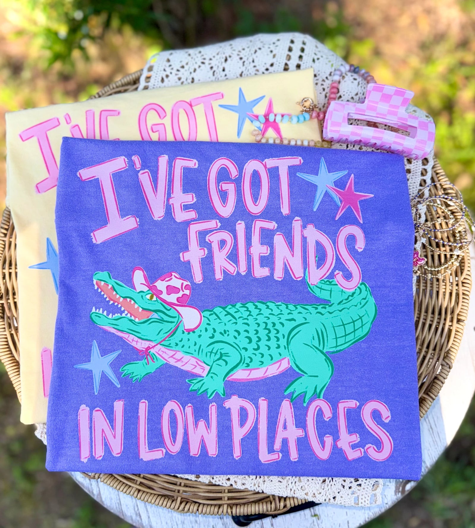 I've Got Friends In Low Places Tee: Color Options Available