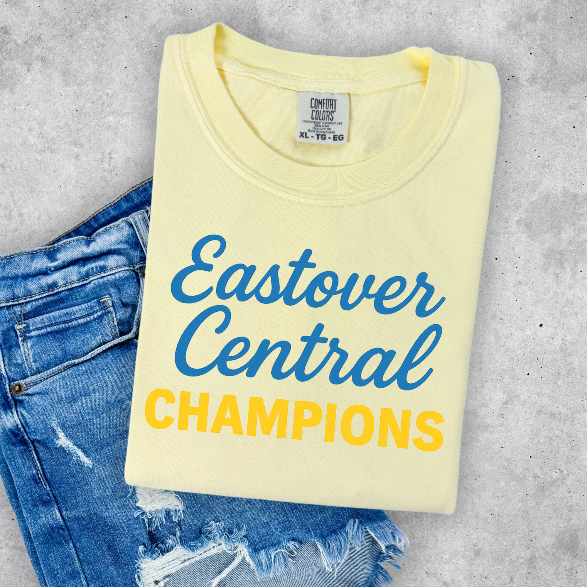 Eastover Central Champions Tee: Butter