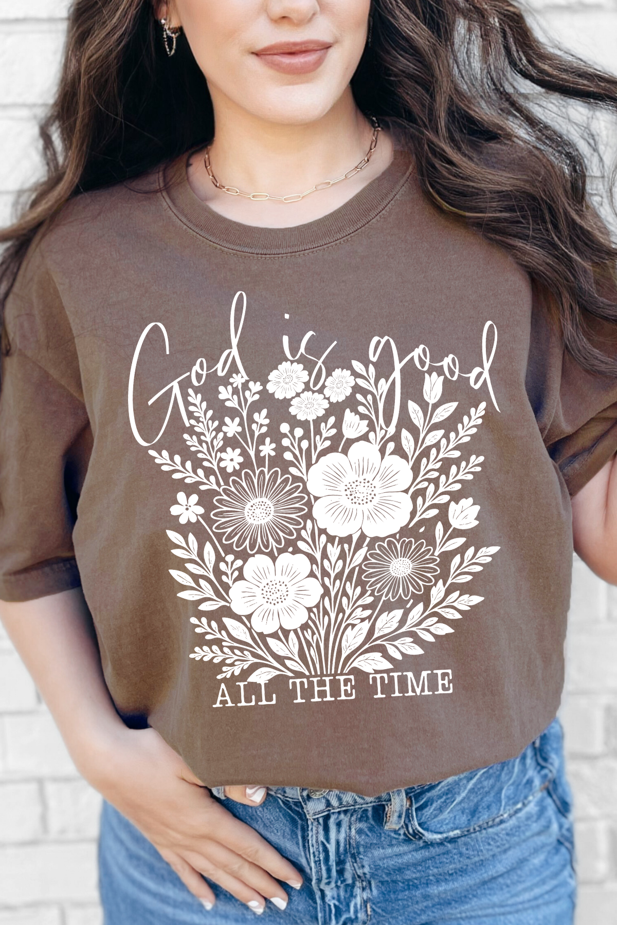 God is Good Tee: Espresso