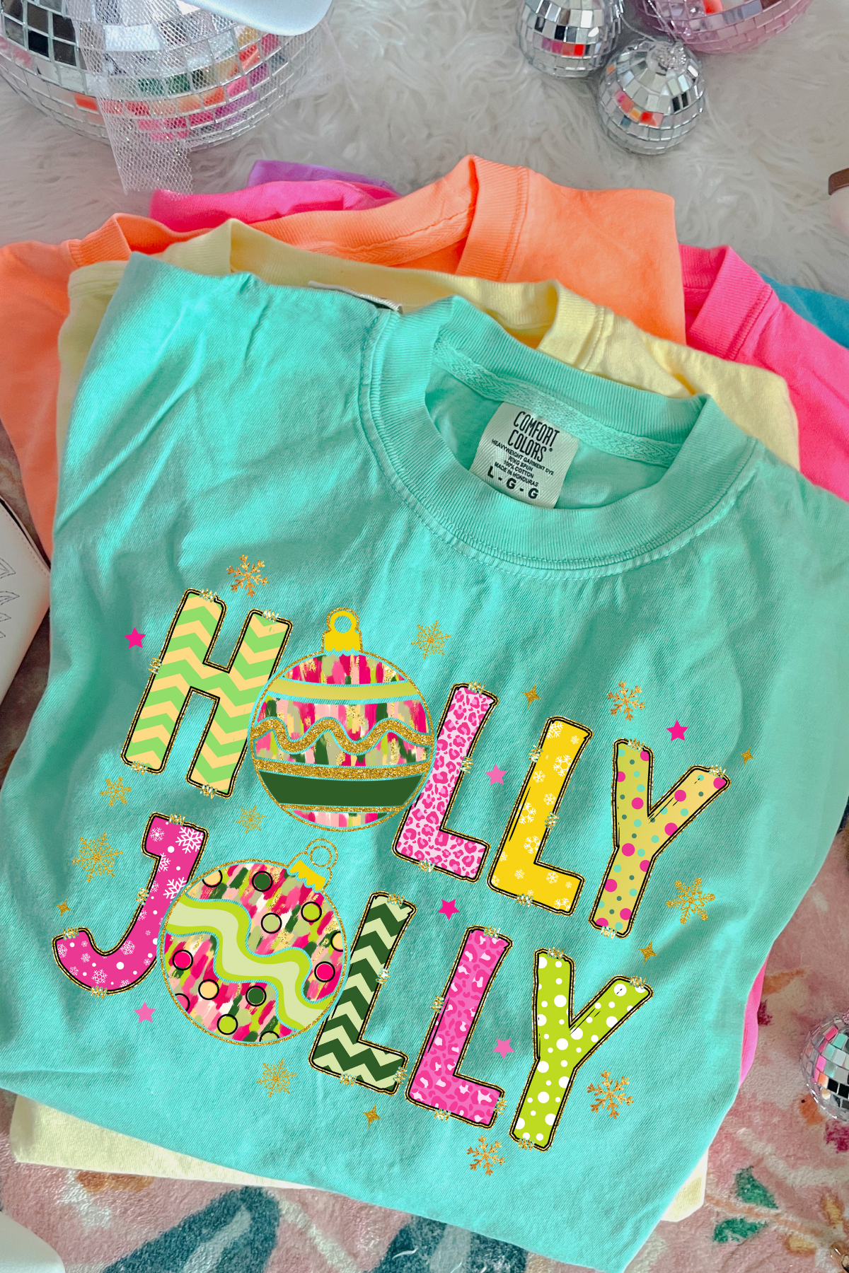 Holly Jolly Tee: Island Reef