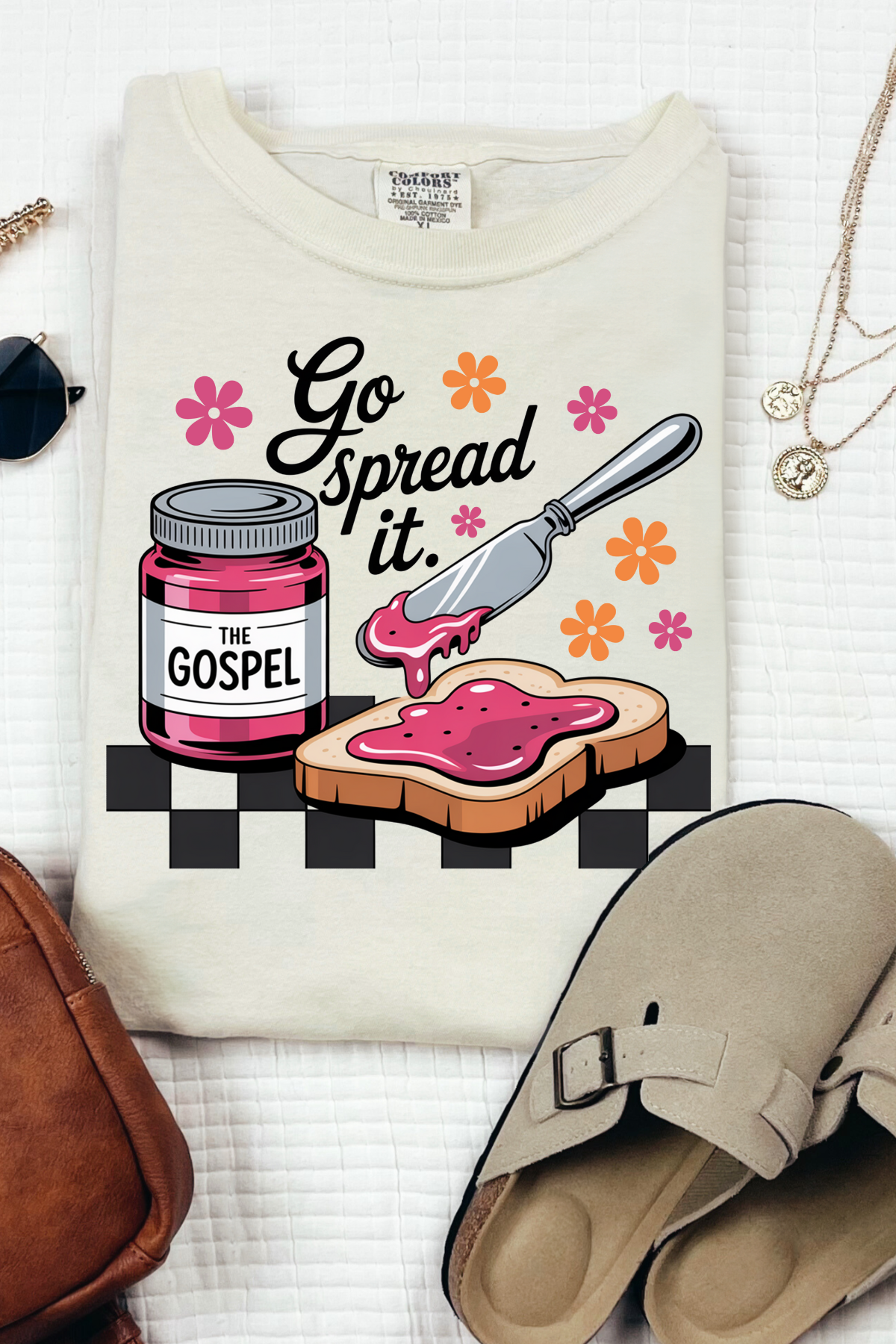 Spread the Gospel Tee: Ivory