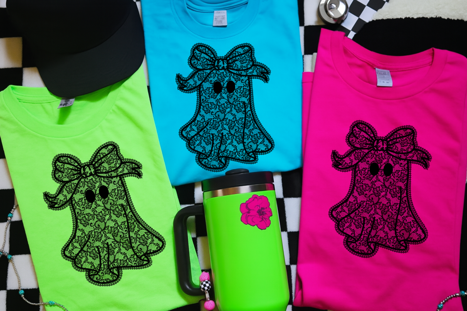 *DEAL* Lace Ghost Tee: Color Options Available
