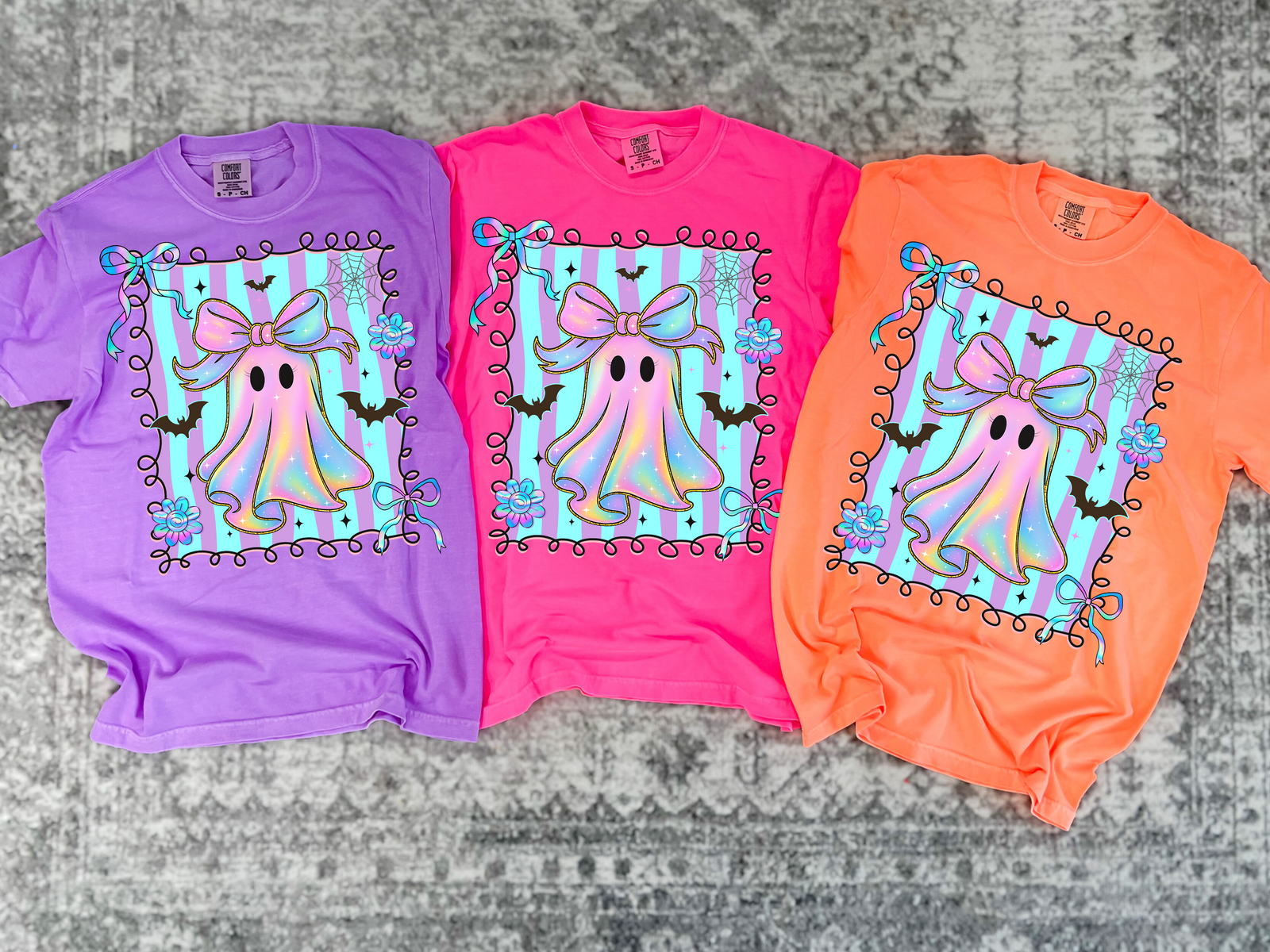 Iridescent Ghosts Tee: Color Options Available