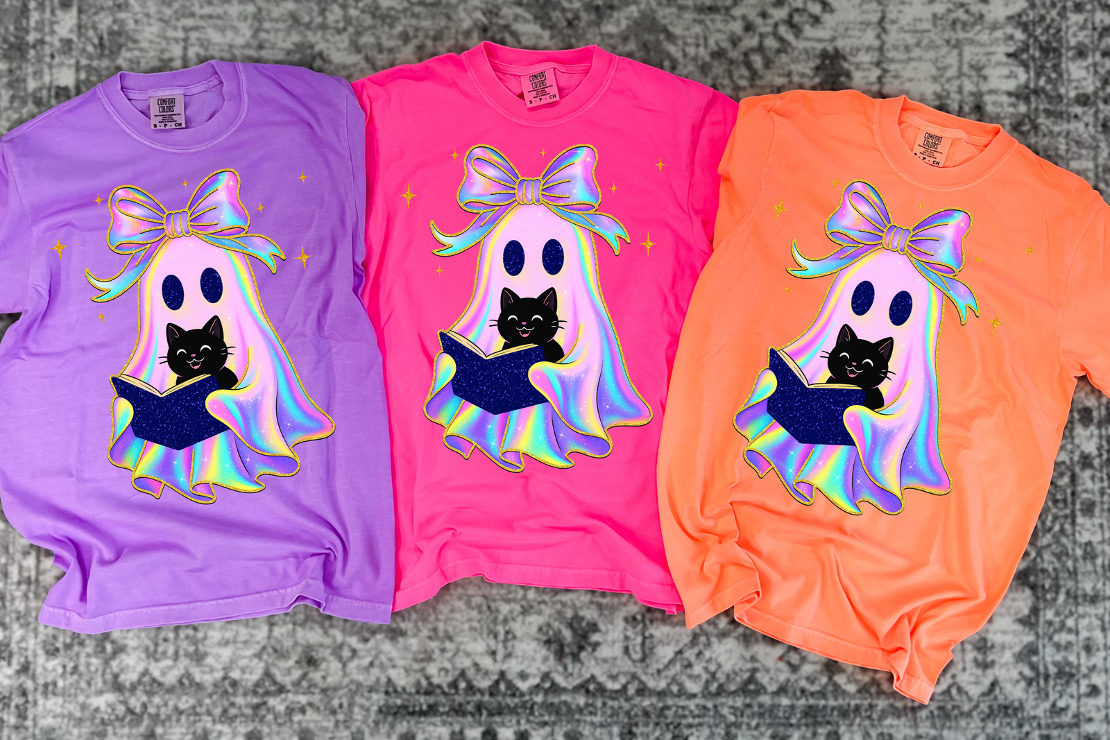 Bookish Ghost Tee: Color Options Available