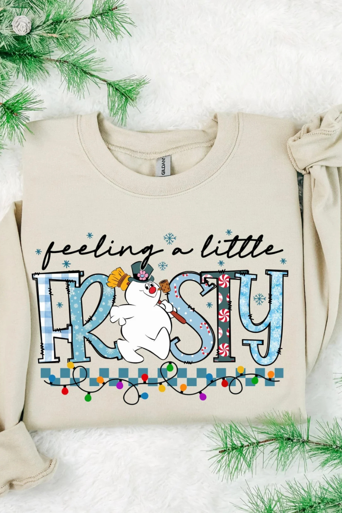 Feeling a Little Frosty Sweatshirt: Sand