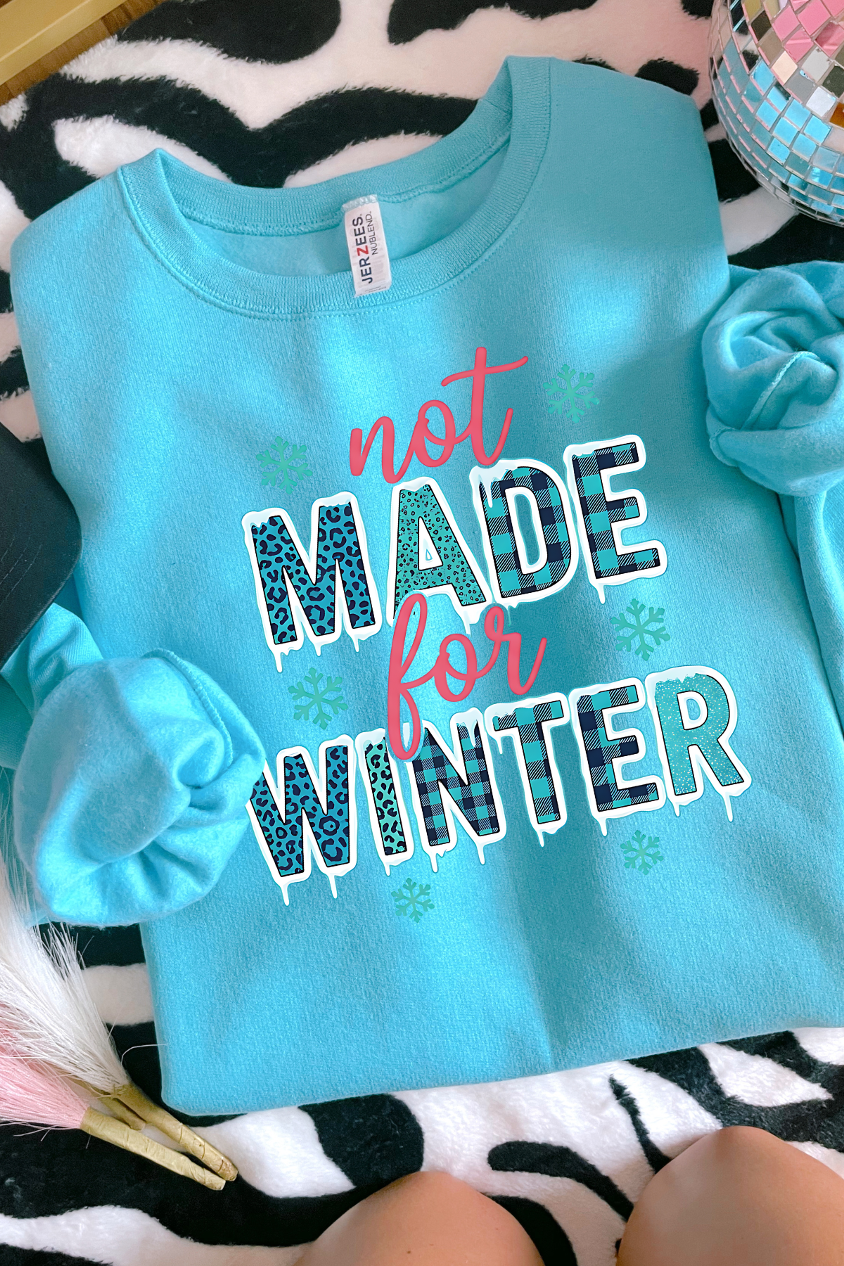 Not Made For Winter Sweatshirt: Scuba Blue