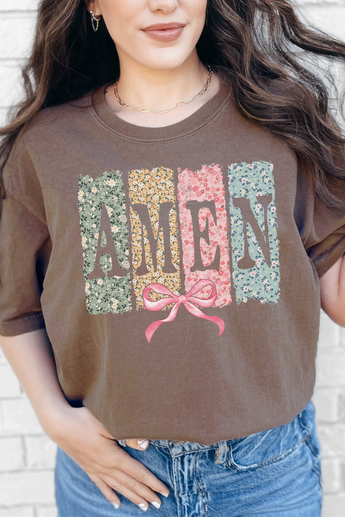 Amen Tee: Espresso