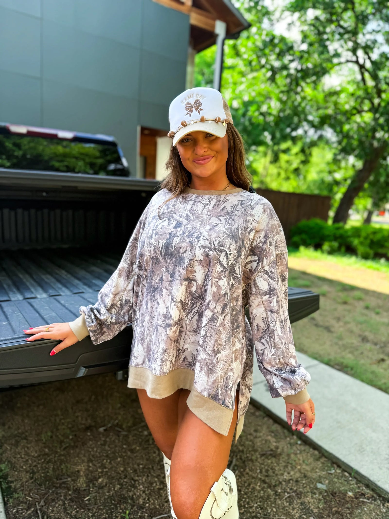 PREORDER Camo Long Sleeve Pullover