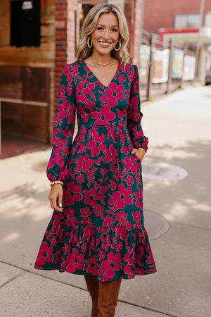 The Sweetest Thing Midi Dress: Multi