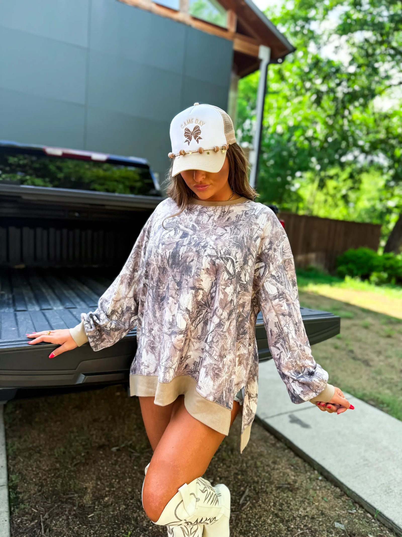 PREORDER Camo Long Sleeve Pullover