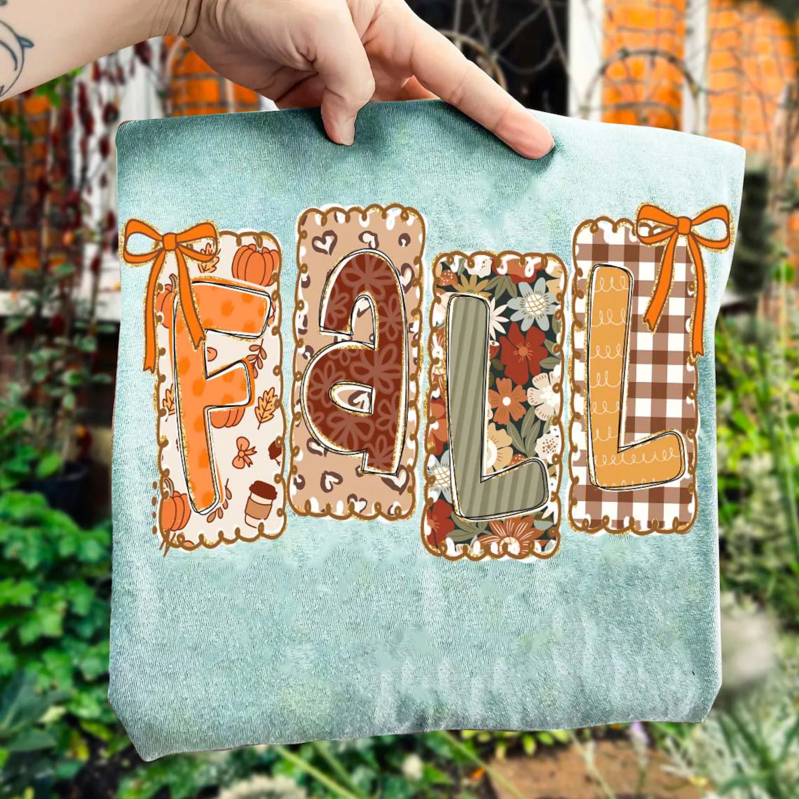 Fall Tee: Light Green