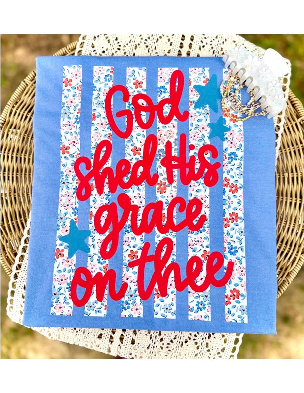 God Shed His Grace On Thee: Washed Denim