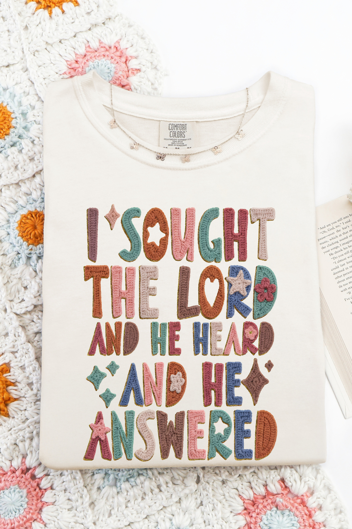 I Sought the Lord Tee: Ivory