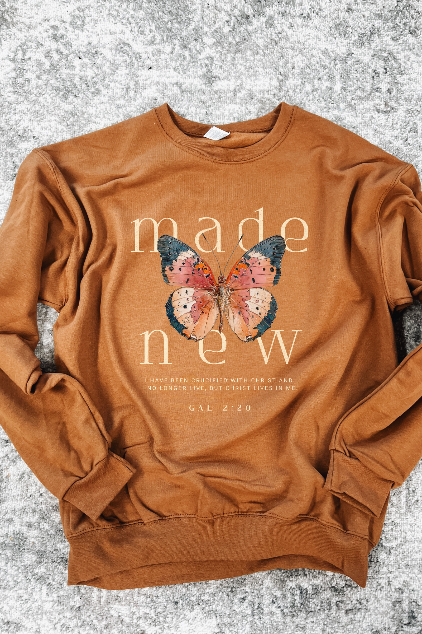 Made New Crewneck Sweatshirt: Golden Pecan