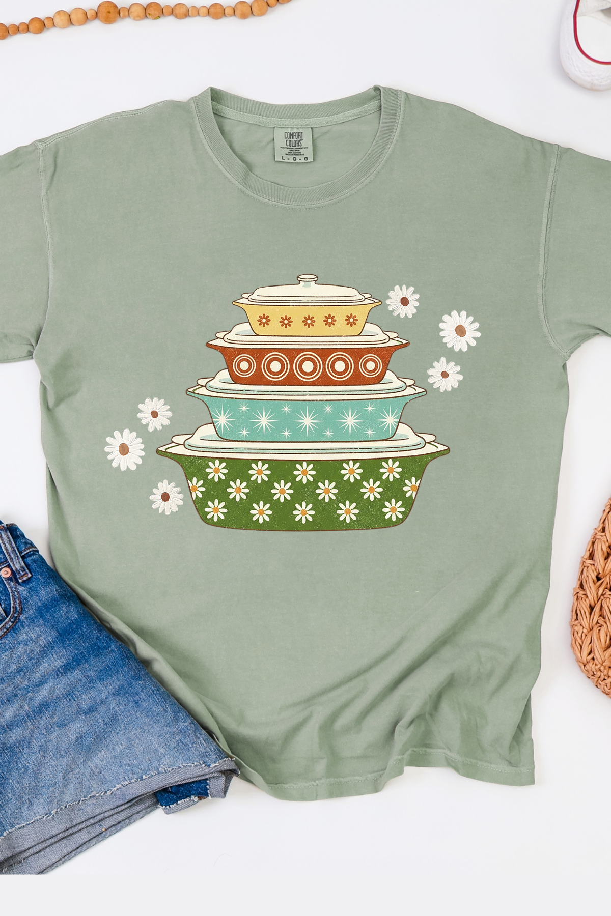 Pyrex Stack Tee: Bay