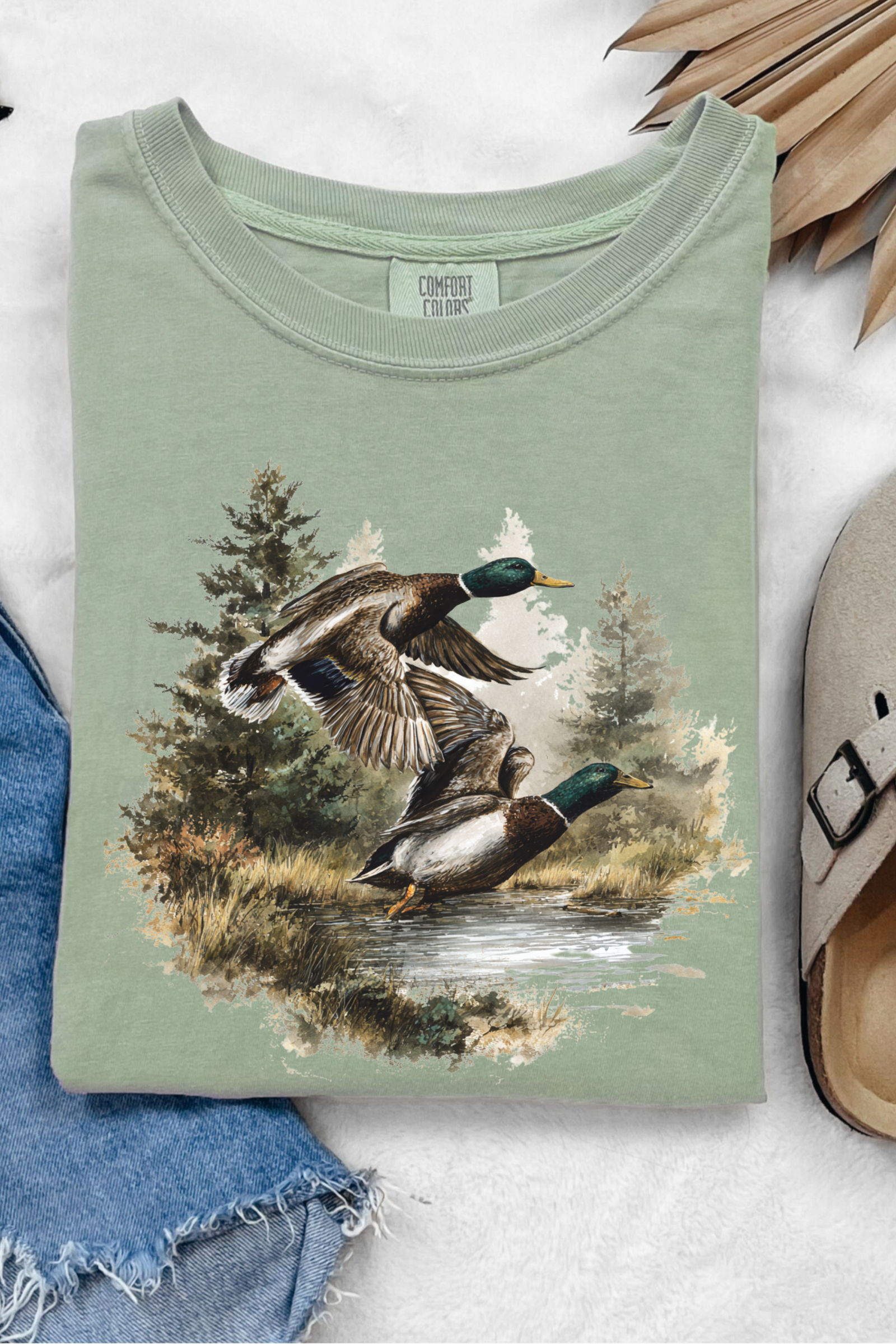 Vintage Mallard Tee: Bay