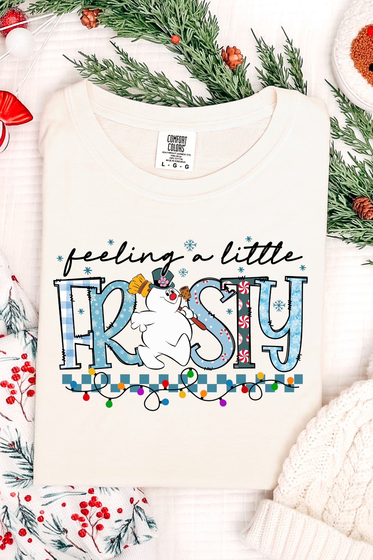 Feeling a Little Frosty Tee: Ivory