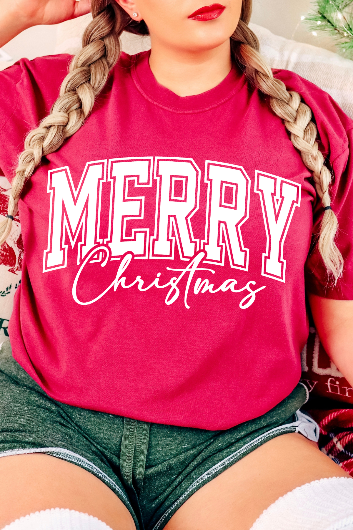 Merry Christmas Tee: Brick